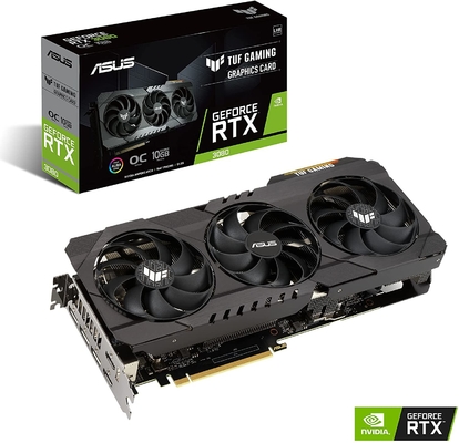 GDDR6 Geforce Rtx 3080 10GB ग्राफिक्स कार्ड 1710MHz OC संस्करण ग्राफिक्स कार्ड