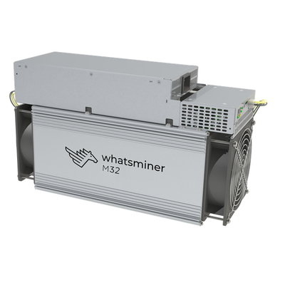 3312W BTC एसिक माइनर Whatsminer M32 68 Th/S 220V ईथरनेट इंटरफेस