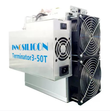 बीटीसी माइनर इनोसिलिकॉन T3 50TH/S 3100W इनोसिलिकॉन बिटकॉइन माइनर SHA-256 एल्गोरिथम