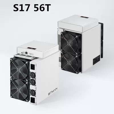 BTC माइनर Antminer S17 Pro 56Th 2212W प्रयुक्त माइनर SHA-256 BTC माइनिंग मशीन