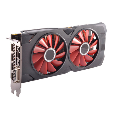 GDDR5 माइनिंग रिग ग्राफिक्स कार्ड XFX 580 8G ब्लैक वुल्फ ग्राफिक्स कार्ड