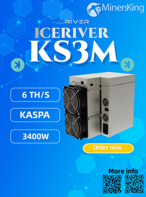 ICERIVER KS3M 6T 3200W KAS खनन मशीन ईथरनेट नेटवर्क कनेक्शन