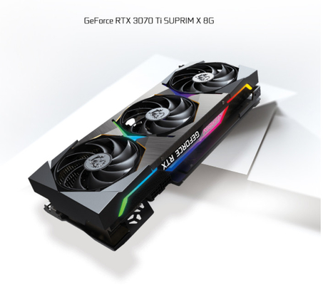 MSI Geforce Rtx 3070 Ti सुप्रिम माइनिंग रिग ग्राफिक्स कार्ड 256bit