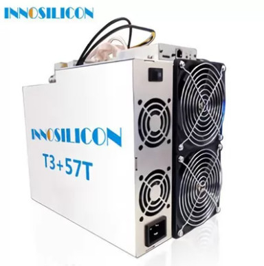 BTC माइनर Innosilicon T3+ 57Th/S BTC माइनिंग मशीन SHA-256 एल्गोरिथम 3300W