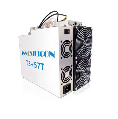 BTC माइनर Innosilicon T3+ 57Th/S BTC माइनिंग मशीन SHA-256 एल्गोरिथम 3300W