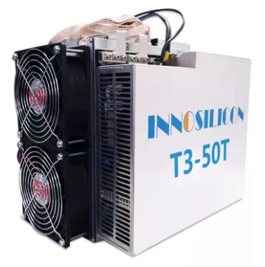 बीटीसी माइनर इनोसिलिकॉन T3 50TH/S 3100W इनोसिलिकॉन बिटकॉइन माइनर SHA-256 एल्गोरिथम
